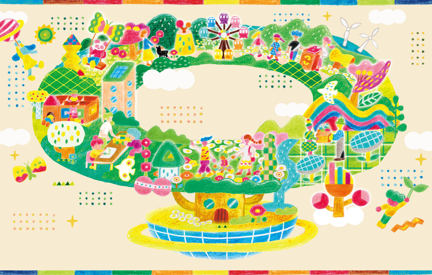 東急プラザ蒲田 サステナブルLife イラスト